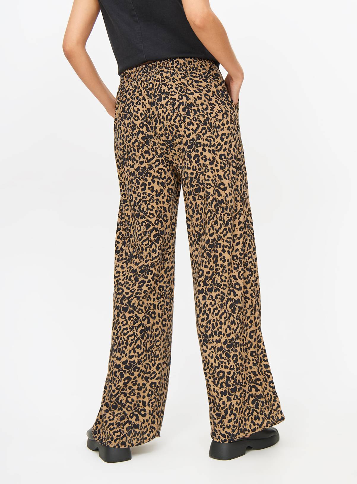 Leopard Print Wide Leg Coord Trousers  16 - Image 4